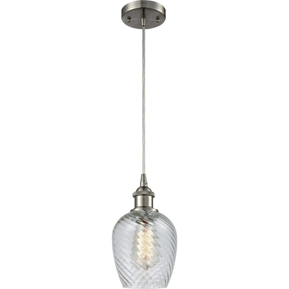 Innovations 516-1P-SN-G292-LED 1 Light Vintage Dimmable LED Mini Pendant, Brushed Satin Nickel