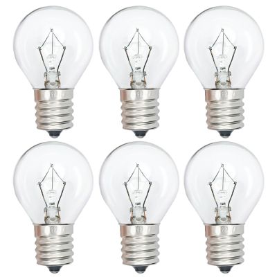 Lava Lamp Bulb 6 Pack 25 Watt S11 E17 Base Original Lava Lamp Light Bulbs