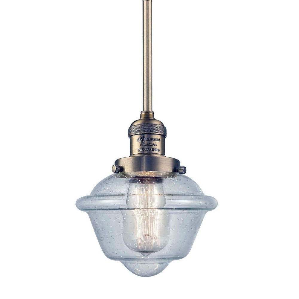 Innovations 201S-BB-G534 1 Light Mini Pendant, Brushed Brass