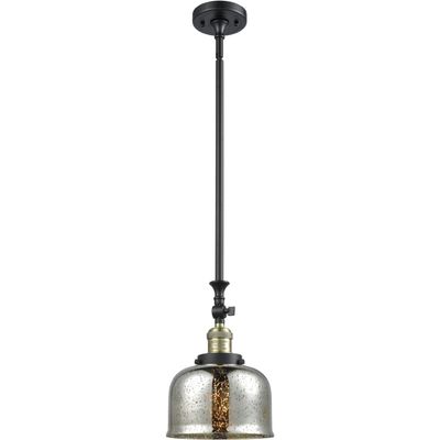 Innovations 206-BAB-G78-LED 1 Light Vintage Dimmable LED Mini Pendant, Black Antique Brass