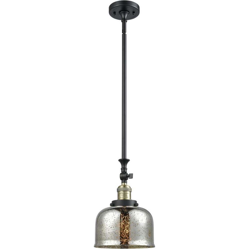 Innovations 206-BAB-G78-LED 1 Light Vintage Dimmable LED Mini Pendant, Black Antique Brass