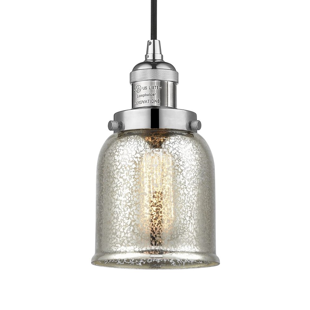 Innovations 201C-PN-G58 1 Light Mini Pendant, Polished Nickel