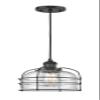 Innovations 201C-BK-G74-CE 1 Light Mini Pendant, Matte Black view 1
