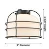 Innovations 201C-BK-G74-CE 1 Light Mini Pendant, Matte Black view 3
