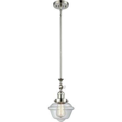 Innovations 206-PN-G532 1 Light Mini Pendant, Polished Nickel