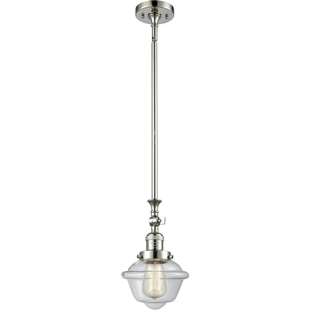 Innovations 206-PN-G532 1 Light Mini Pendant, Polished Nickel