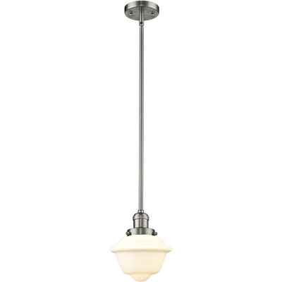 Innovations 201S-SN-G531-LED 1 Light Vintage Dimmable LED Mini Pendant, Brushed Satin Nickel