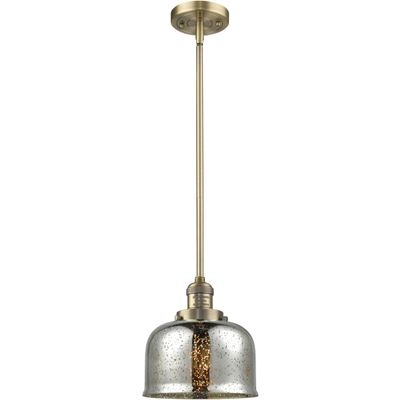 Innovations 201S-BB-G78 1 Light Mini Pendant, Brushed Brass
