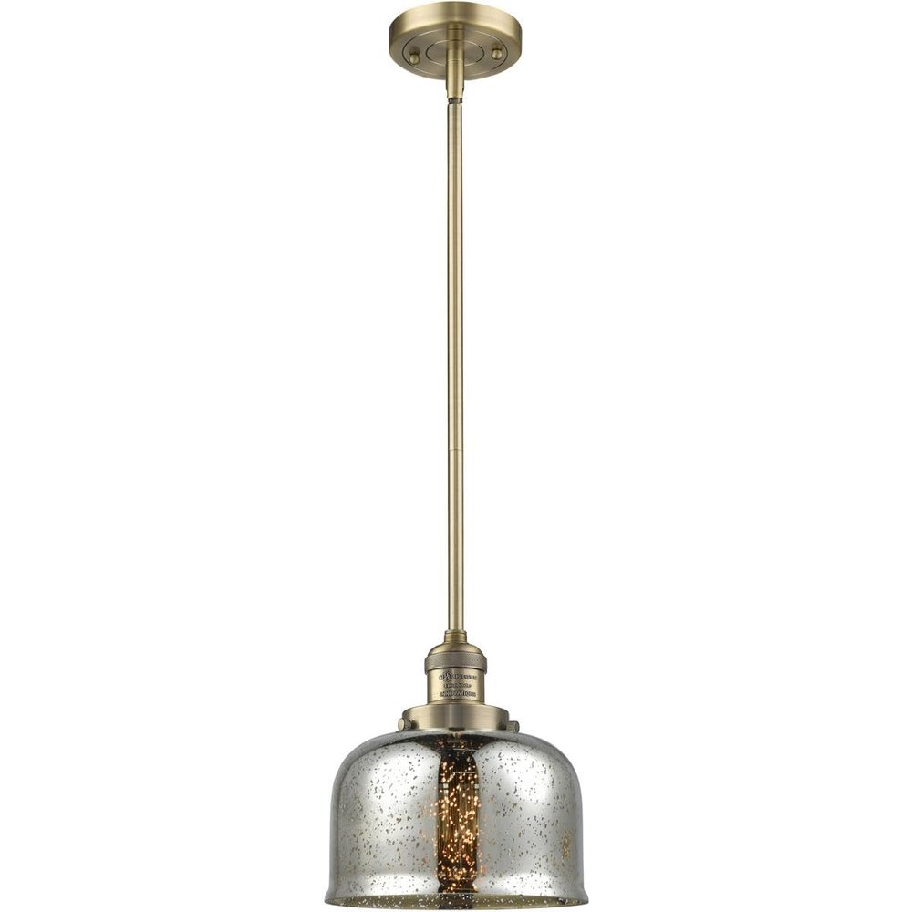 Innovations 201S-BB-G78 1 Light Mini Pendant, Brushed Brass