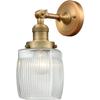 Innovations 201F-BB-G302-LED LED Semi-Flush Mount, Brushed Brass view 2