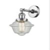 Innovations 201F-PC-G534-LED Transitional LED Semi-Flush Mount from Franklin Restoration Collection in Chrome Finish, view 1
