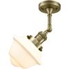 Innovations 201F-AB-G531-LED LED Semi-Flush Mount from Franklin Restoration Collection view 2