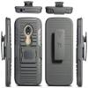 Nakedcellphone Rugged Combo for Motorola E5 Play/Cruise Case - Black view 1