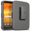 Nakedcellphone Rugged Combo for Motorola E5 Play/Cruise Case - Black view 2
