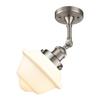 Innovations 201F-SN-G531-LED 1 Light Vintage Dimmable LED Semi-Flush Mount, Brushed Satin Nickel view 1
