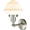 Innovations 201F-SN-G531-LED 1 Light Vintage Dimmable LED Semi-Flush Mount, Brushed Satin Nickel view 3