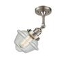 Innovations 201F-SN-G534 1 Light Semi-Flush Mount, Brushed Satin Nickel view 1