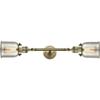 Innovations 208-AB-G58 2 Light Bathroom Fixture, Antique Brass view 4