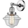 Innovations 201F-PC-G532-LED Transitional LED Semi-Flush Mount from Franklin Restoration Collection in Chrome Finish, view 2