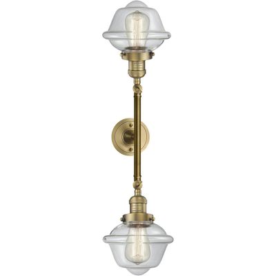 Innovations 208-BB-G532 2 Light Bathroom Fixture, Brushed Brass