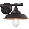 Westinghouse 6354800 Iron Hill Two Light Indoor Wall Fixture, 2, Black view 4