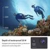 VEMONT Action Camera, 1080P 12MP Sports Camera Full HD 2.0 Inch Action Cam 30m/98ft Underwater Waterproof Snorkel surf Camera with Wide-Angle Lens and Mounting Accessories Kit view 3