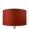 FenchelShades.com 20" Top Diameter x 20" Bottom Diameter 11" Height Fabric Drum Lampshade Spider Attachment (Paprika) view 3