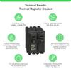 Square D - HOM245CP Circuit Breaker, Black view 2