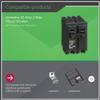 Square D - HOM245CP Circuit Breaker, Black view 4