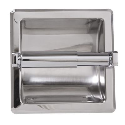 Arista Bath Products Recessed Toilet Paper Holder, Chrome