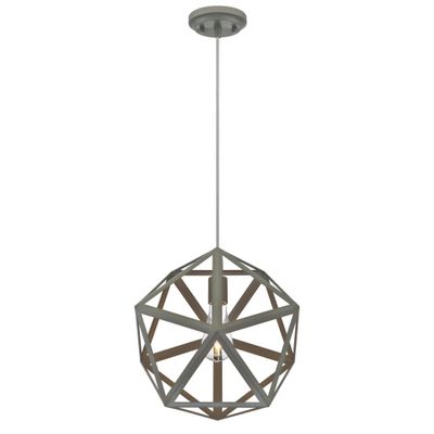 Westinghouse Lighting 6355800 One-Light Indoor Pendant, Matte Grey Finish