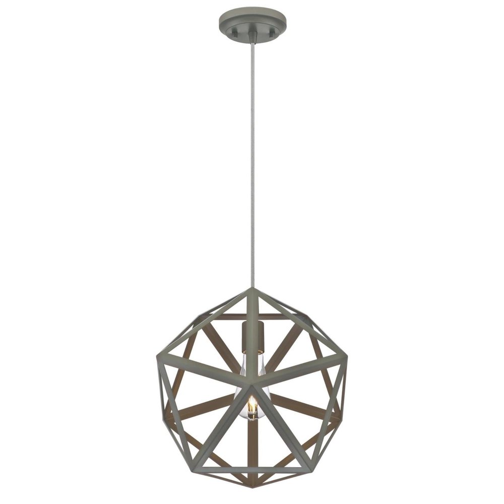 Westinghouse Lighting 6355800 One-Light Indoor Pendant, Matte Grey Finish
