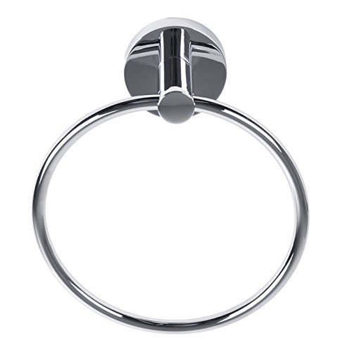 Better Home Skyline BLVD Towel Ring | Bathroom Hand-Towel Ring Hook - Chrome