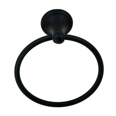Better Home Waterfront Towel Ring | Bathroom Hand-Towel Ring Hook - Matte Black