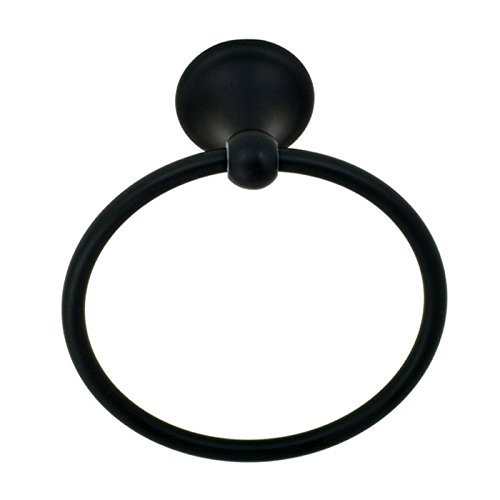 Better Home Waterfront Towel Ring | Bathroom Hand-Towel Ring Hook - Matte Black