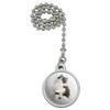 GRAPHICS & MORE Persian Kitten Cat Black White Ceiling Fan and Light Pull Chain view 1
