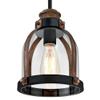 Westinghouse 6356300 Cindy Mini Pendant, 1 Light, Oil Rubbed Bronze , Oil-rubbed Bronze view 2