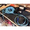 Amflo 12-25E Blue 300 PSI Polyurethane Air Hose 1/4" x 25' With 1/4" MNPT Swivel Ends And Bend Restrictor Fittings (4-Pack) view 3