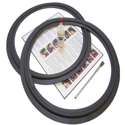Springfield Speaker 15" Foam Surround Edge Repair Kit - 2 Speaker Kit - Compatible with Pioneer CS922A, CSM90, HPM1100, HPM150, HPM1500, PT818746, 40-802A-1, 40-804B, 40-805A, Many More