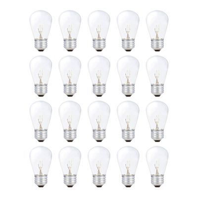 Simba Lighting S14 Replacement Bulb 11W 120V E26 Medium Base, 20 Pack
