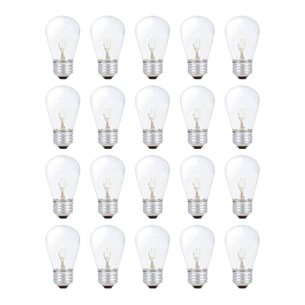 Simba Lighting S14 Replacement Bulb 11W 120V E26 Medium Base, 20 Pack
