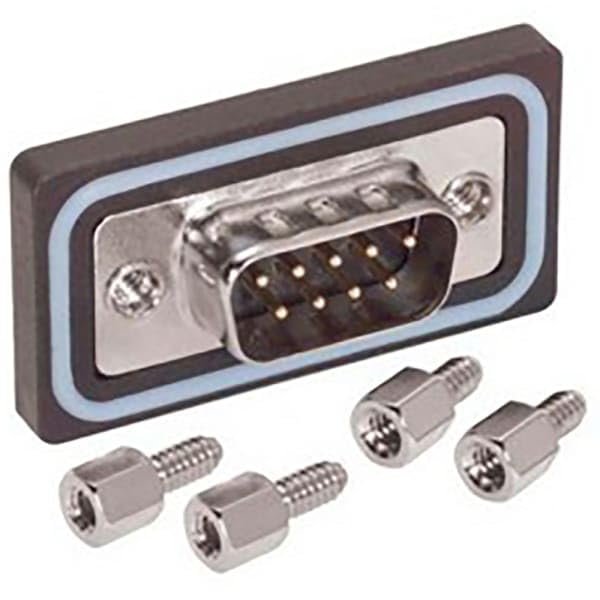 L-COM WPSD9P D-SUB Connector, Standard, Plug, 9POS