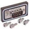 L-COM WPSD9P D-SUB Connector, Standard, Plug, 9POS view 1