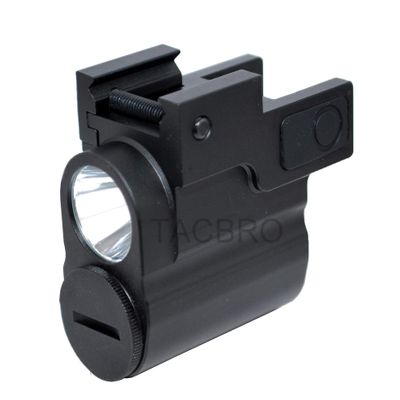 TACBRO 300 Lumen High Power Tactical Micro Flashlight for Sub Compact, On/Off Switch