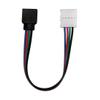 uxcell 10pcs 4 Pin Double End Conductor LED RGB Strip Light Connector view 2