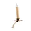 OB7503 IMC Cambridge Slant Bracket B/O w/Sensor LED Window Candle Brass Base pk 3 view 2