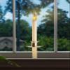 OB7503 IMC Cambridge Slant Bracket B/O w/Sensor LED Window Candle Brass Base pk 3 view 3