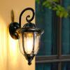 Kiven Outdoor/Indoor Plug in Wall Lantern, Black Cast Aluminum view 3