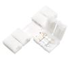 uxcell 10pcs T Shape 2 Pin LED Strip Connector for 8mm Width 3528 Single Color Flex LED Strips view 2
