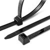 HS Strong 12 Inch Heavy Duty Outdoor Wire Zip Ties Thick 0.3 Inch (100 Pack) 120 LBS High Strength Large Plastic Wide Cable Zipties Black Hd view 1